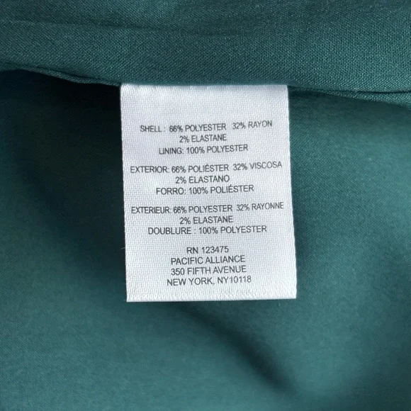 Tahari Straight Pencil Skirt - Hunter Green Size 16 - Picture 11 of 11